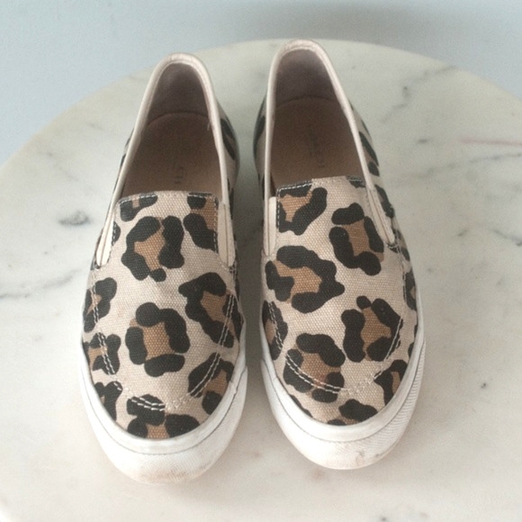 Coach Shoes Coach Maggie Animal Print Canvas Slip On Shoes Poshmark